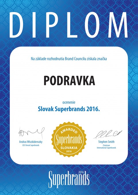 Podravka opäť získala ocenenie Superbrands!
